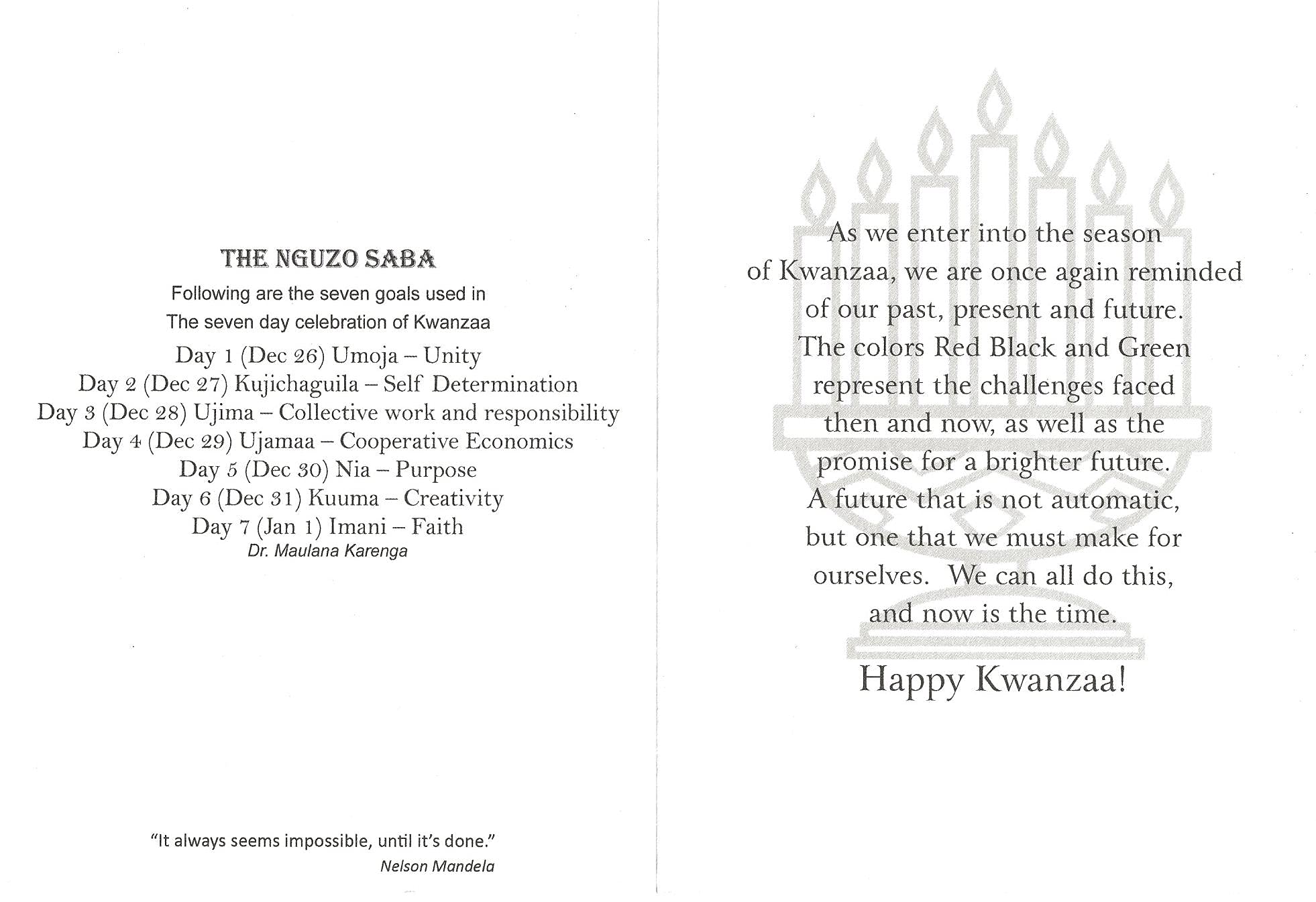 Premium Kwanzaa Candles Set - 7 Handmade Kinara Candles for Kwanzaa Celebration - Perfect for Holiday Decorations & African American Cultural Events