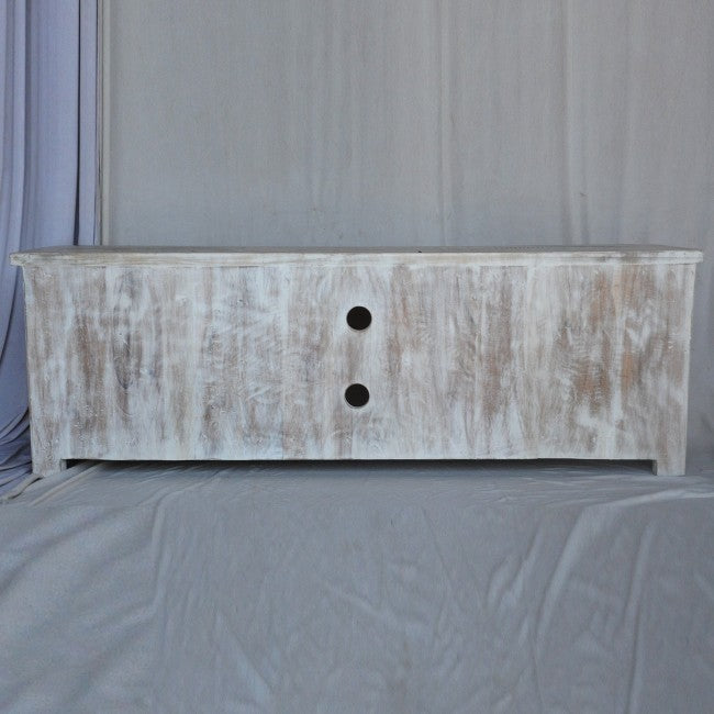 Reclaimed & Mango Wood TV Stand Entertainment Center - 59