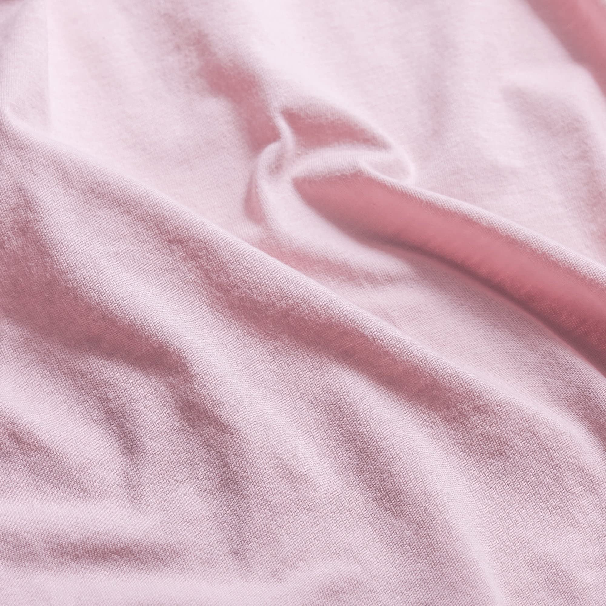 Premium King Size Fitted Sheet Set - Soft Pink 100% Breathable Cotton Bedding for Comfortable Sleep | Perfect for Master Bedroom, Guest Room & Vacation Homes