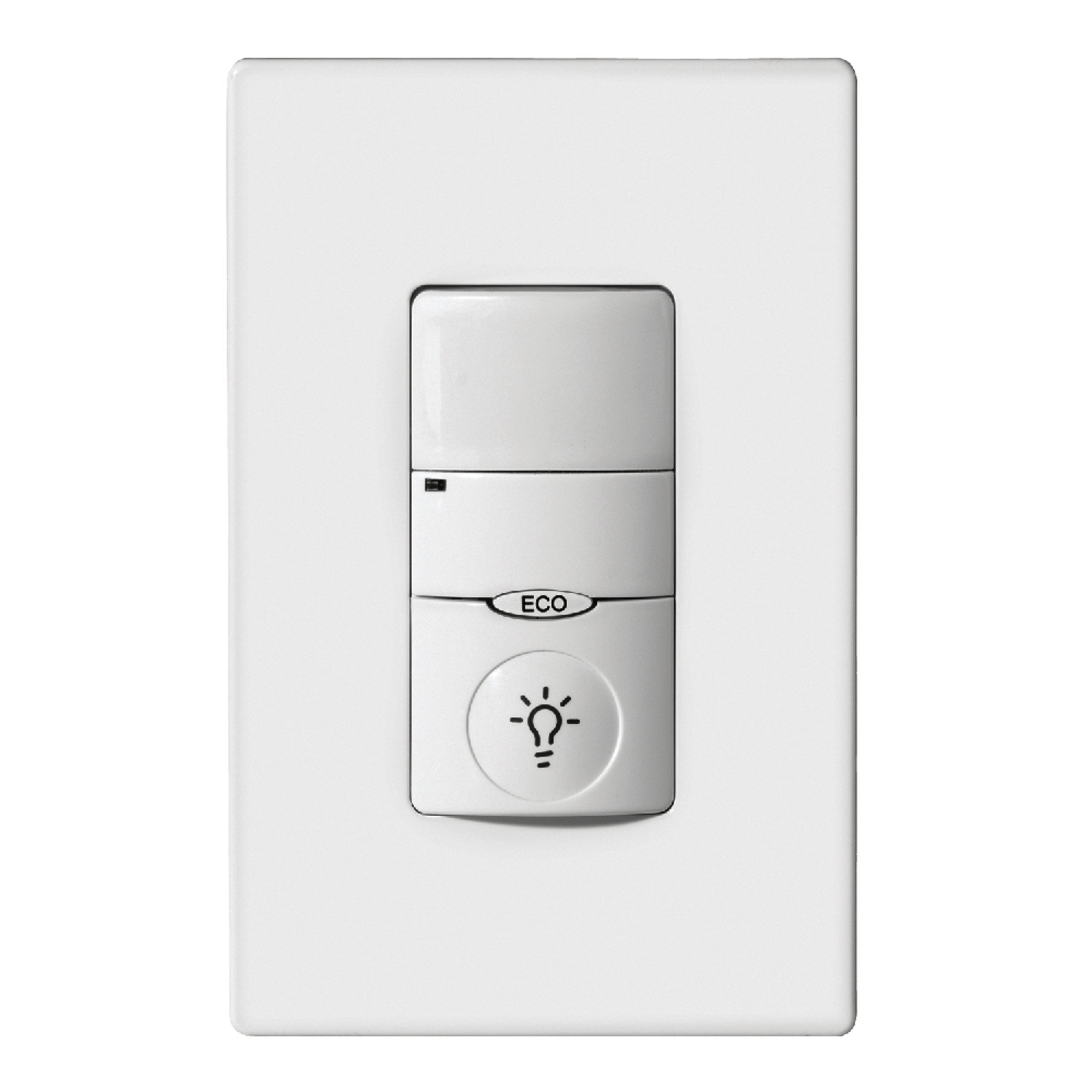 ONW-P-1001-MV-W NeoSwitch PIR Motion Sensor Wall Switch 120/277V Single Level White - Perfect for Home, Office & Commercial Lighting Automation