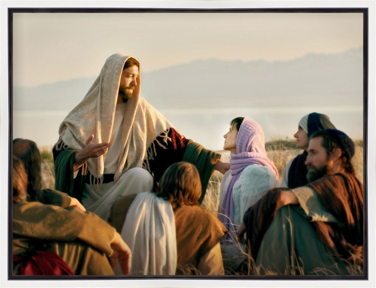 Religious Art Print - 'And His Mother Shall be Called Mary' Gallery Wrapped Canvas for Home Decor, Church, and Christian Gift Giving