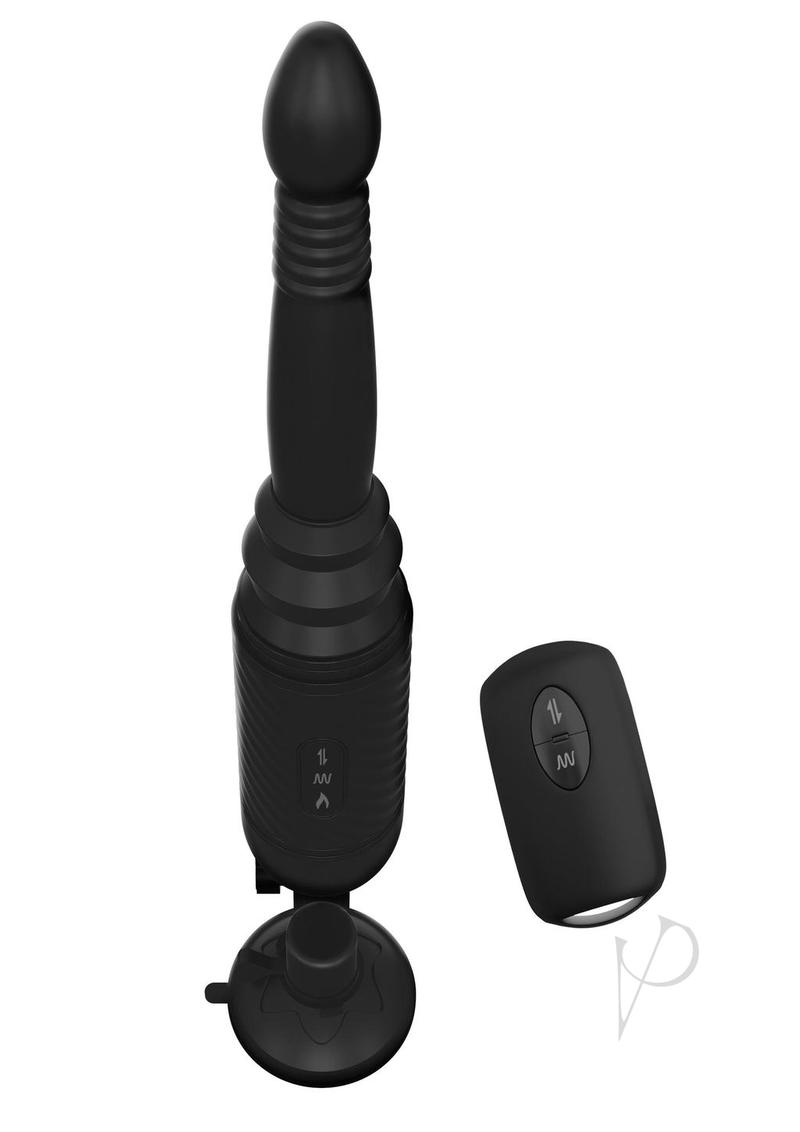 Premium Silicone Vibrating Anal Thruster with Remote Control - Black | Anal Fantasy Elite Collection | Perfect for Couples Play & Solo Exploration