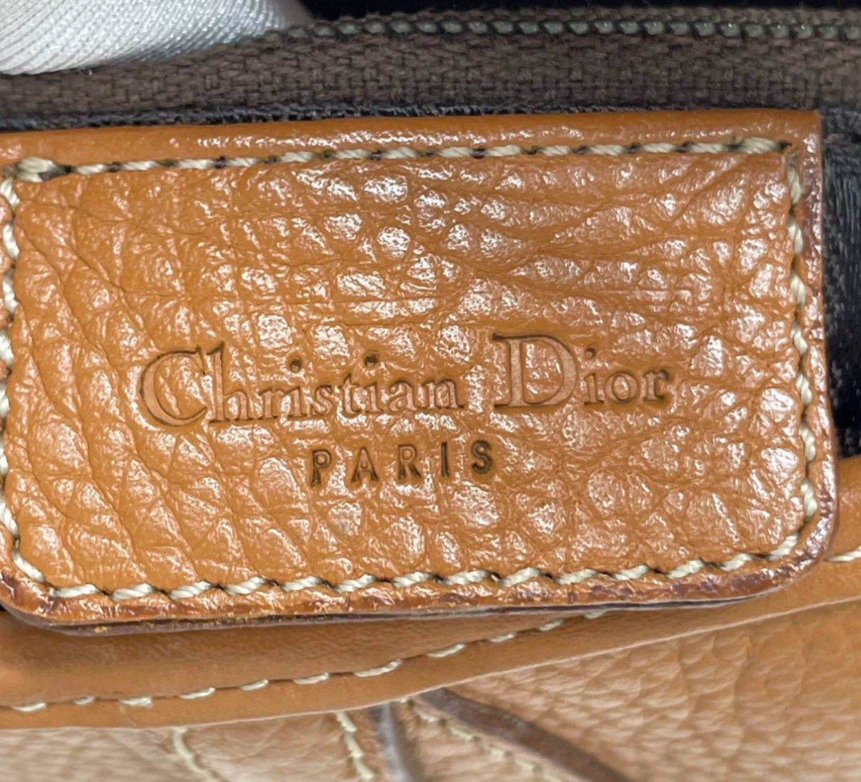 Dior Caramel Brown Leather Saddle Bag - Luxury Designer Handbag for Women | Perfect for Everyday Use, Work & Special Occasions