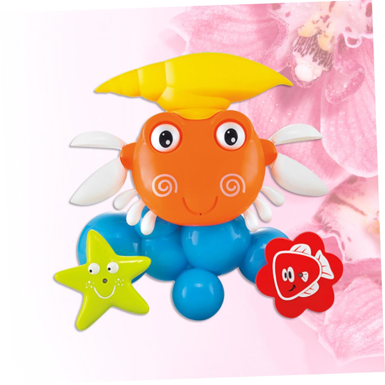 HOOTNEE Water Toys for Kids - Fun Bath Crab Car Toys, Cartoon Bathtub Toys for Toddlers | Perfect Bath Time Play & Pool Party Fun