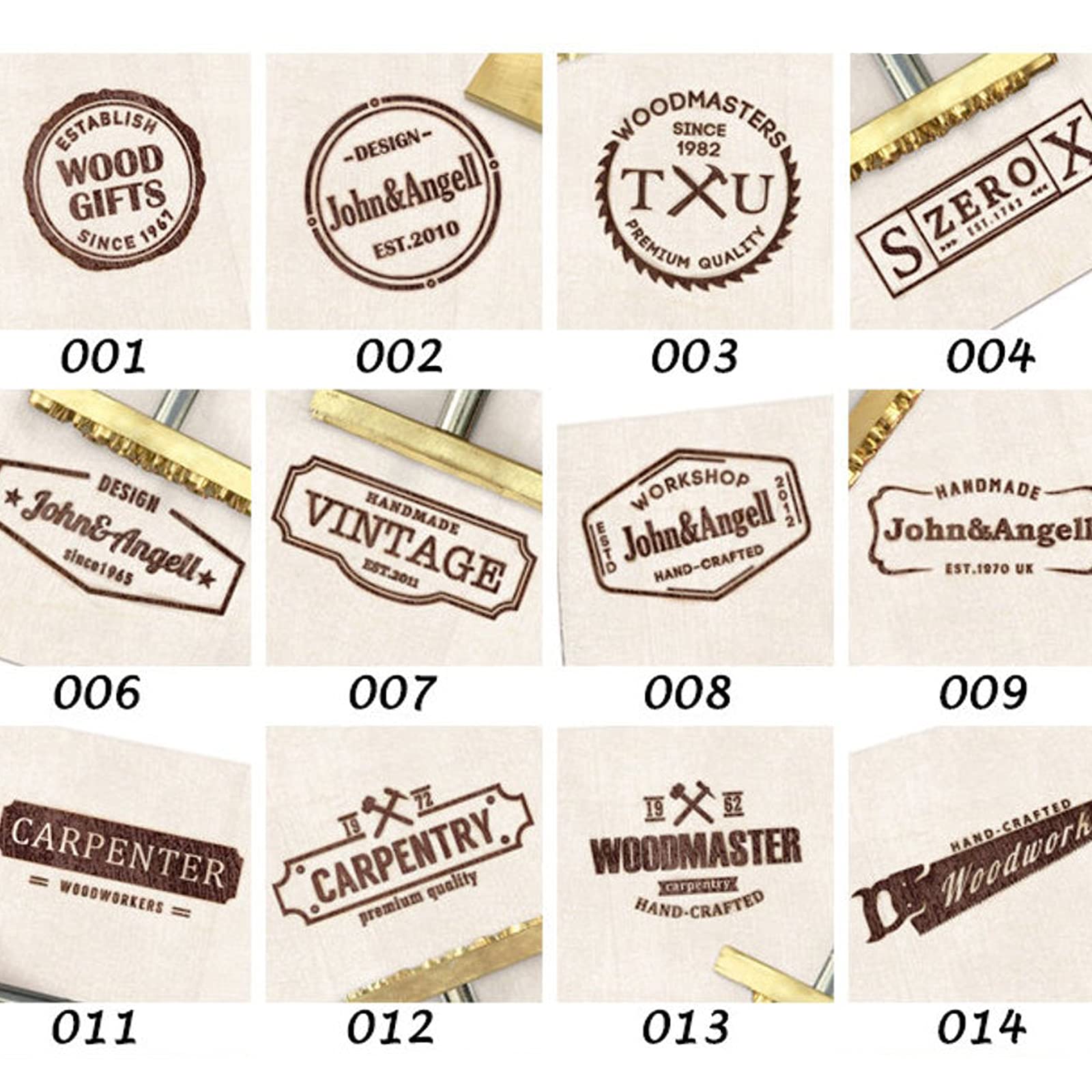 Custom Branding Iron Stamp for Wood & Leather - 3.5