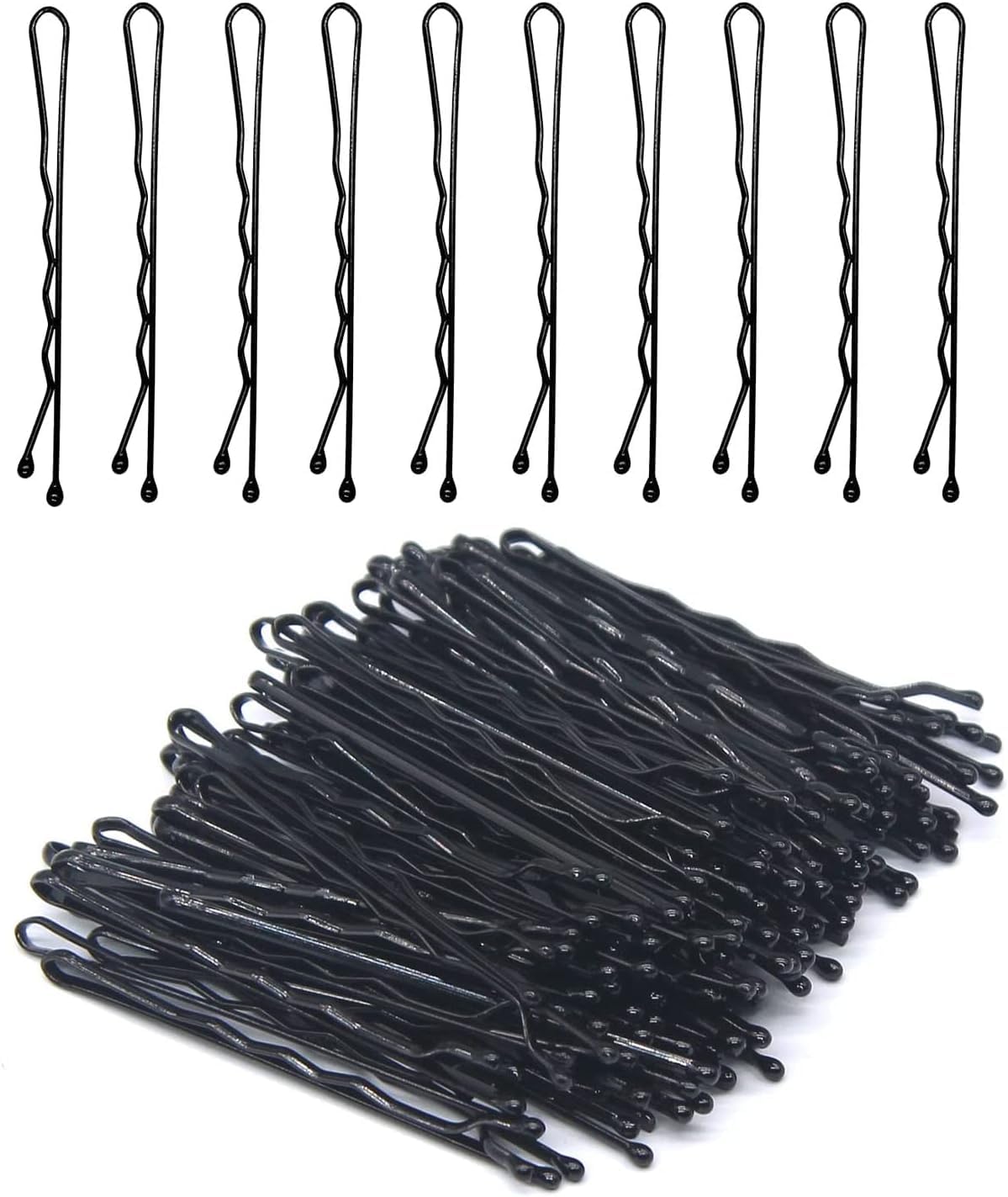 Rubela Metal Bobby Hairpins - Strong Hold Hair Styling Clips for Women & Girls | Wedding, Prom, Updos & Everyday Hairstyles