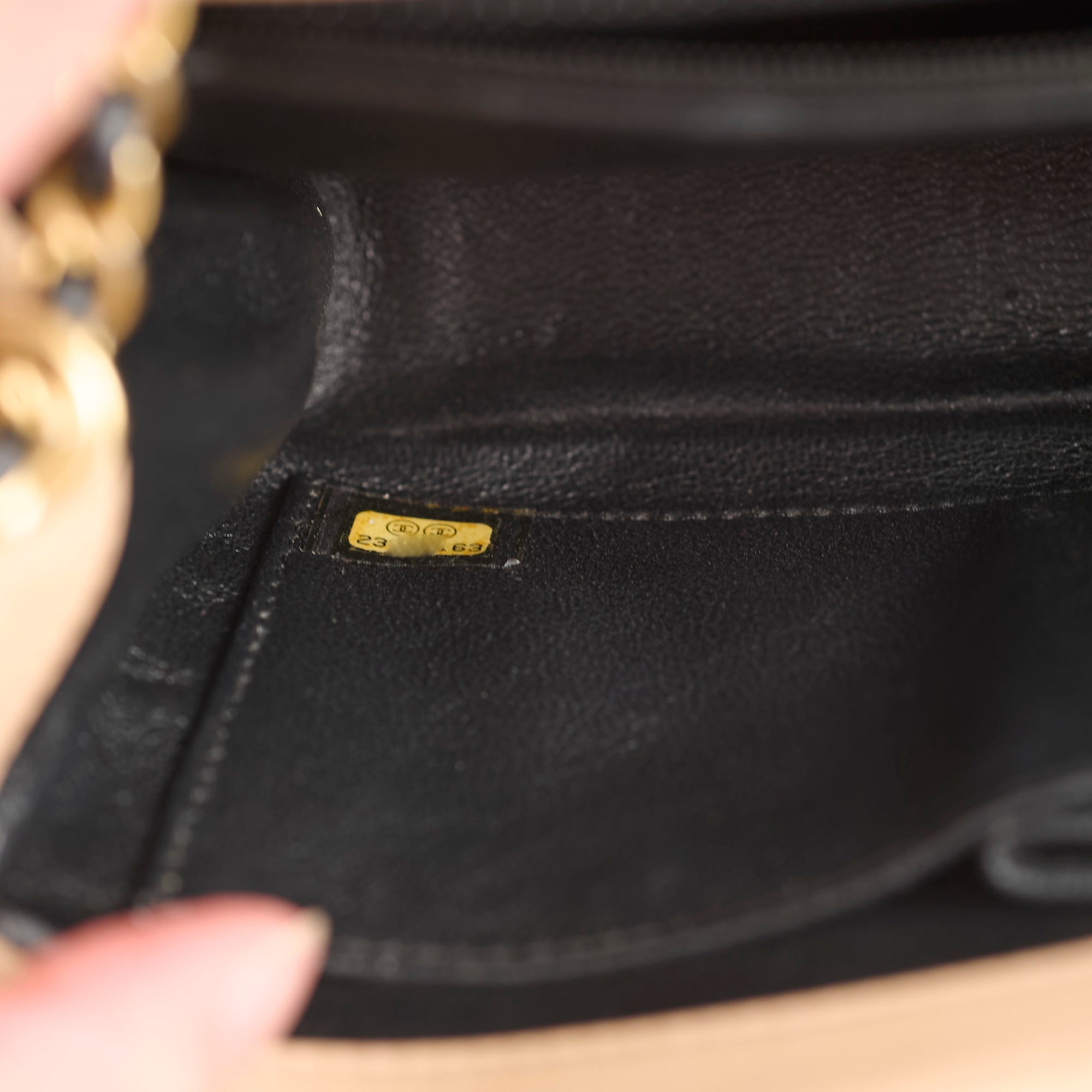 Chanel Small Filigree Beige Caviar Leather Crossbody Bag 23P Collection - Perfect for Date Night & Evening Events