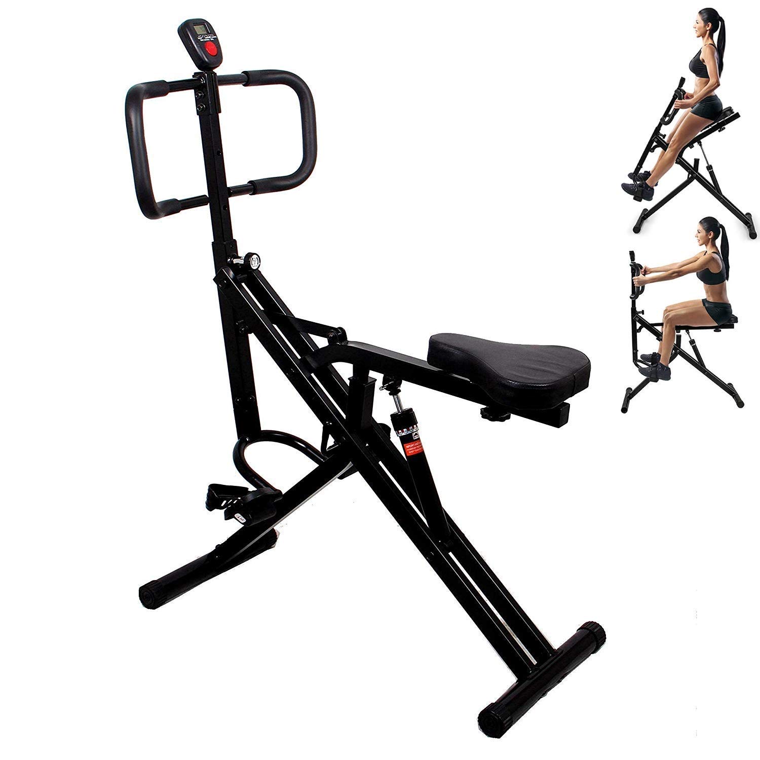 Power Rider AB Crunch Workout Machine - Core Strength & Cardio Trainer for Home Gym | Perfect for Abs Training, Full-Body Exercise & Fitness Enthusiasts