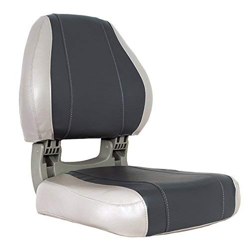 Oceansouth Sirocco Folding Boat Seat - Lightweight & Adjustable Fishing Chair for Kayak, Canoe, or Pontoon - Perfect for Fishing, Camping, and Outdoor Adventures