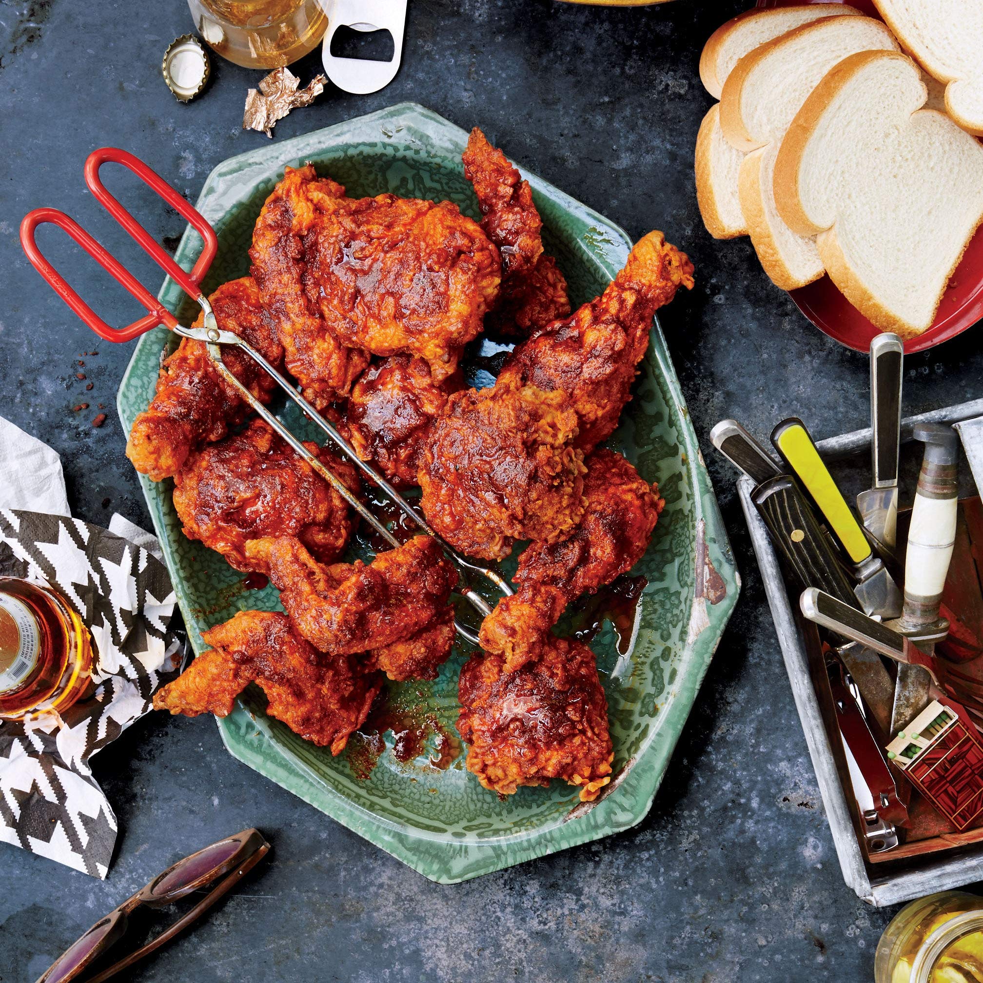 Sweet Baby Ray's Gourmet Nashville Hot Sauce - 64oz Bottle | Spicy BBQ Wing Sauce for Chicken, Ribs & Burgers | Perfect for Grilling, Tailgating & Game Day Parties
