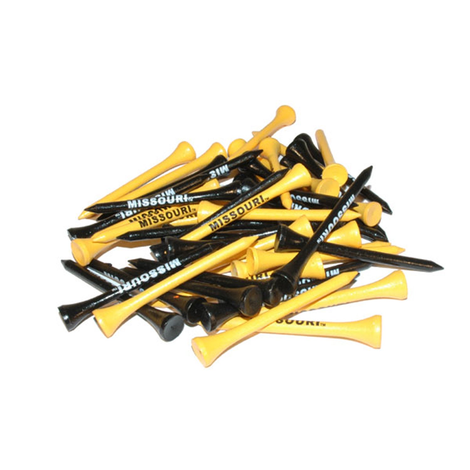 Team Golf NCAA Golf Tees - Pack of 50 | Durable Plastic Golf Tees for Driving Range & Course Play | Perfect for College Sports Fans & Golf Tournaments