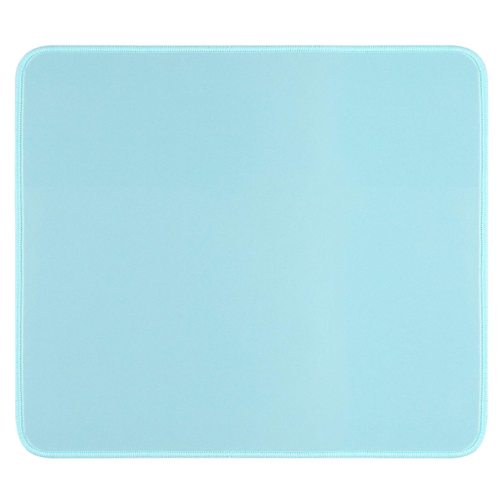 Premium Non-Slip Mouse Pad with Durable Stitched Edge - Smooth Surface Gaming & Office Desk Mat for Laptop & PC (10.2x8.3x0.12in, Light Blue) - Perfect for Work, Gaming & Home Office Use
