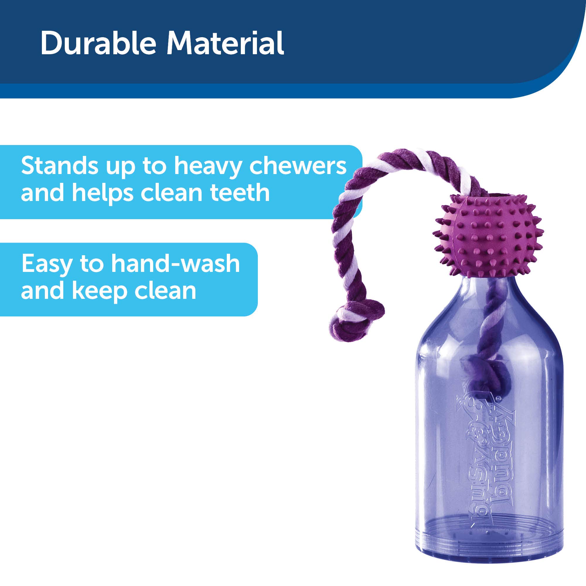 PetSafe Busy Buddy Tug-A-Jug Interactive Dog Toy - Slow Feeder & Training Puzzle for Small Dogs - Perfect for Mealtime Enrichment & Boredom Relief