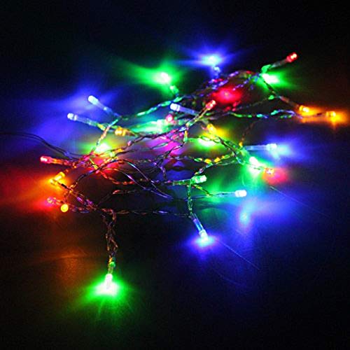 FOMIYES 40-LED Fairy String Lights with 3 Modes - Battery Operated LED Lights for Bedroom, Party, Wedding, Christmas & Festival Decorations - Perfect for Indoor & Outdoor Romantic Ambiance