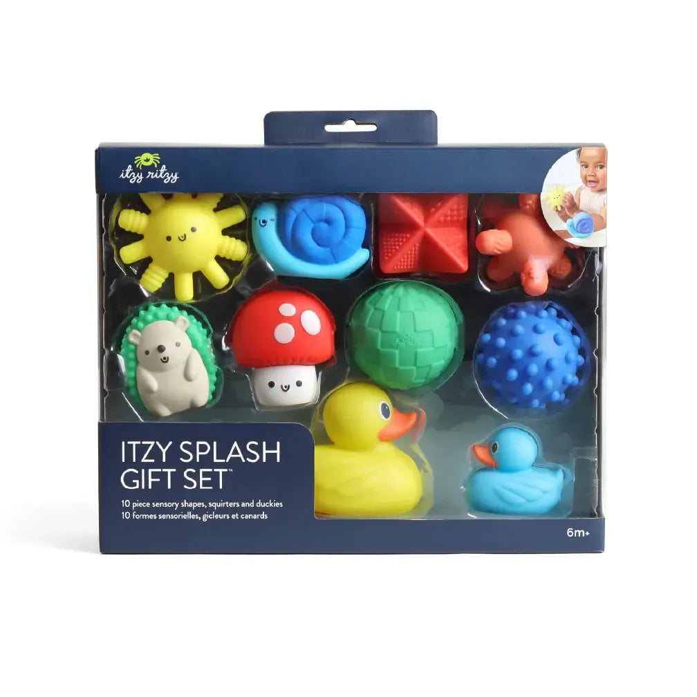 Itzy Ritzy Itzy Splash Baby Gift Set - Waterproof Diaper Bag Essentials for Newborns & Toddlers - Perfect for Swimming Lessons, Beach Trips & Pool Days