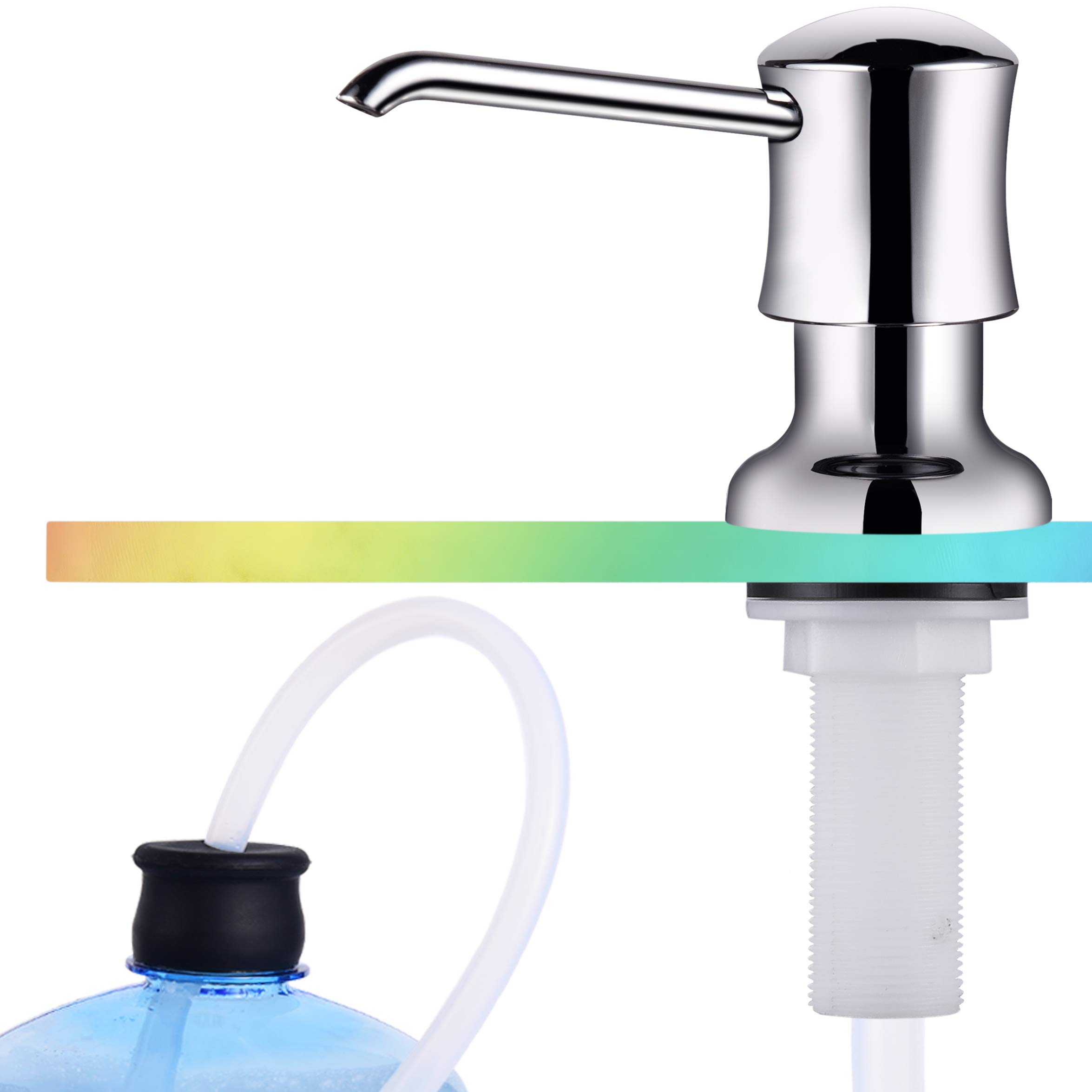 Stainless Steel Kitchen Sink Soap Dispenser with 40
