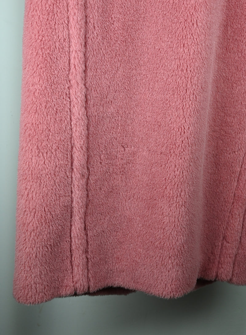 Max Mara Teddy Vest in Pink - Size XS | Women's Fashion Outerwear for Fall & Winter Layering