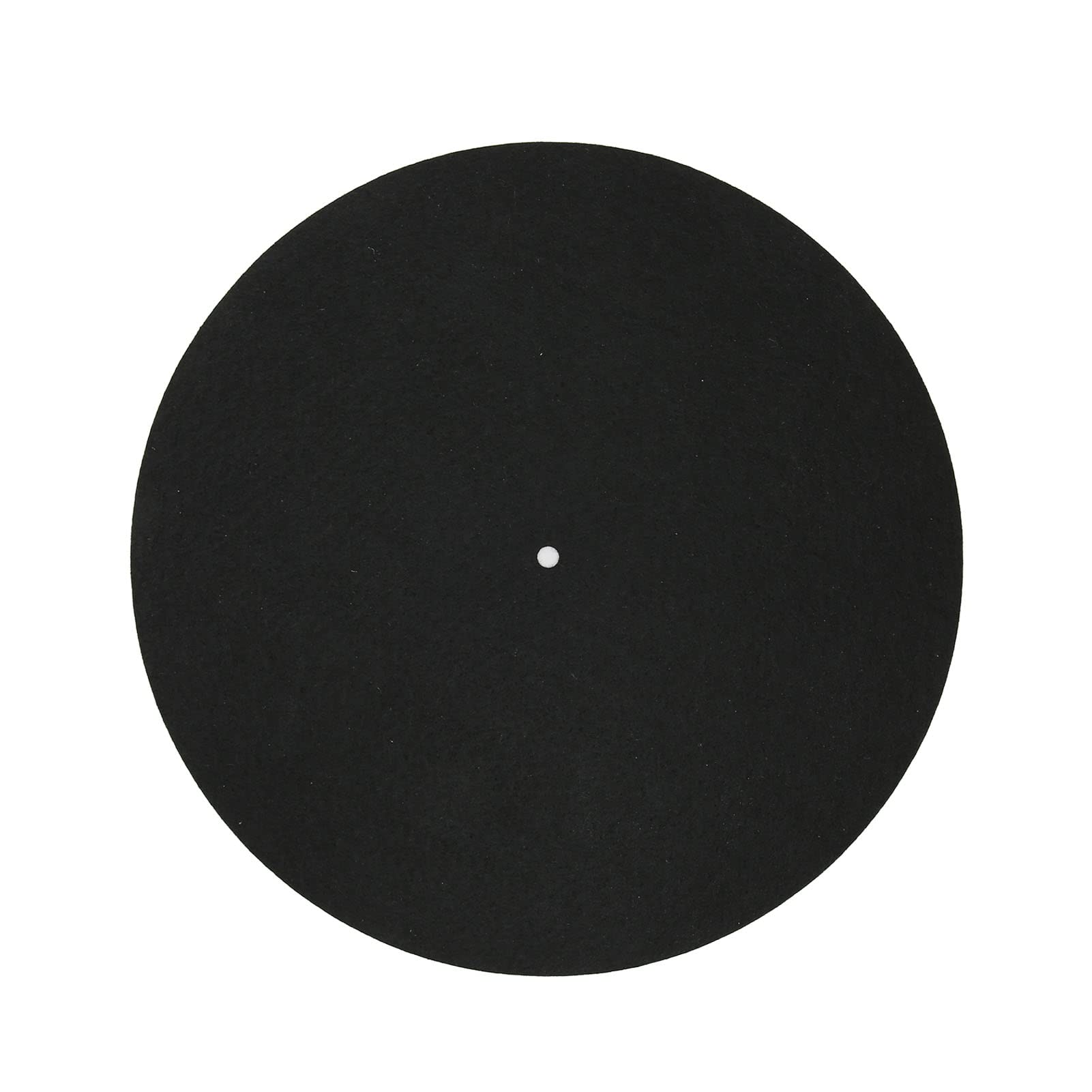 Premium Anti-Vibration Turntable Slip Mat - Universal Non-Slip Wool Felt Platter Mat for LP Record Players (Black) | Perfect for DJs, Vinyl Enthusiasts & Home Audio Setups