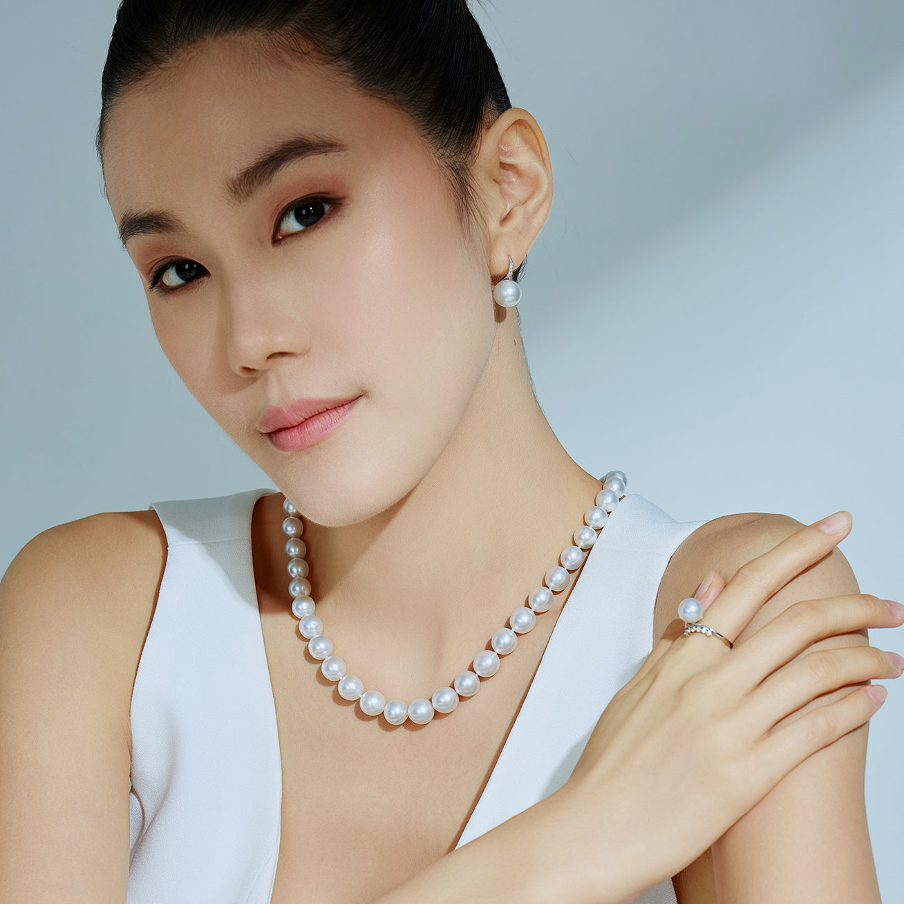 18K Gold 9-11mm Australian White South Sea Pearl Necklace - Elegant Jewelry Gift for Women, Perfect for Weddings, Anniversaries & Special Occasions