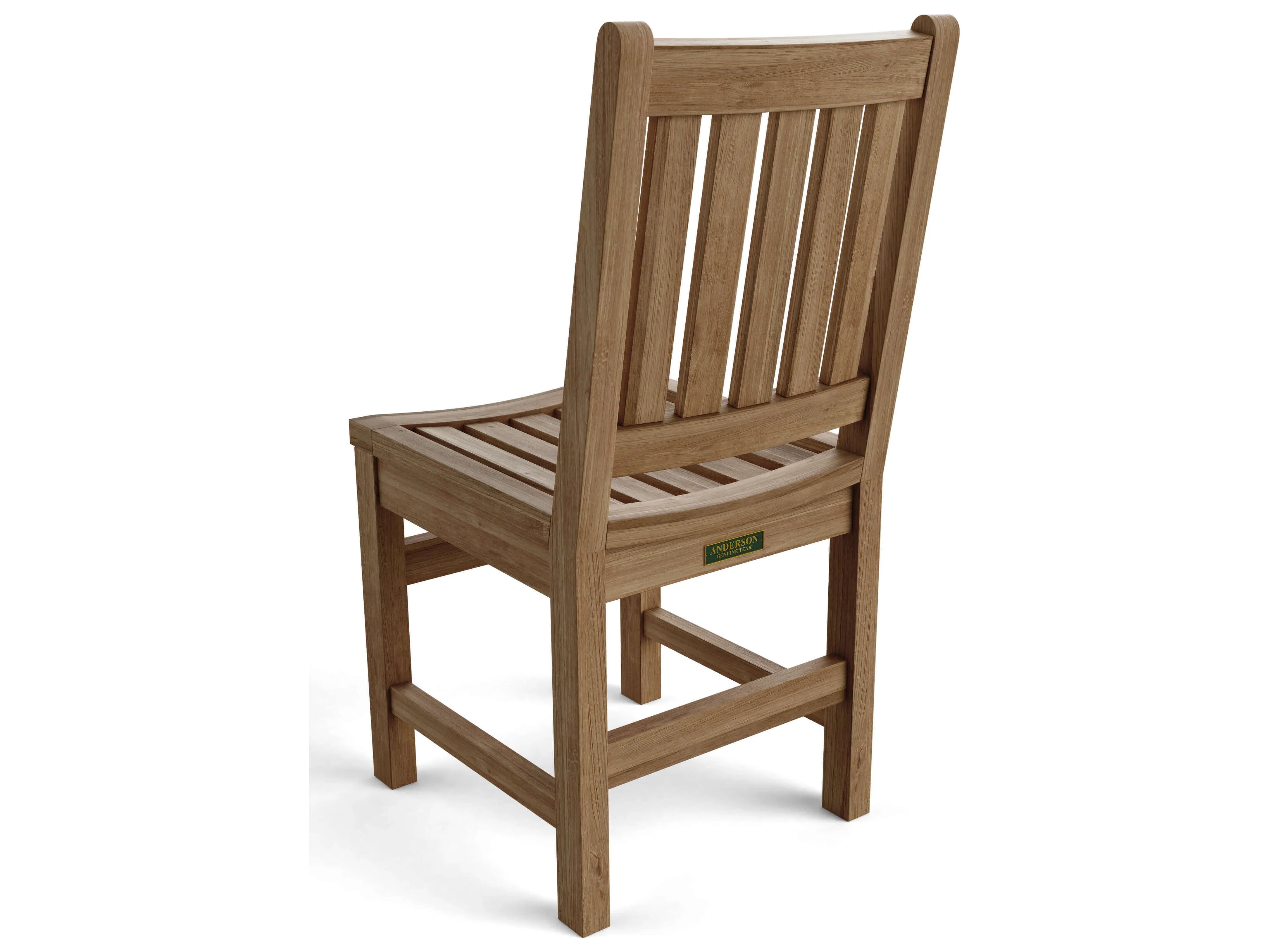 Anderson Teak 5-Piece Outdoor Dining Table Set with 4 Chairs - 36 Inch Round Table - Weather-Resistant Patio Furniture for Garden, Deck, and Backyard Dining