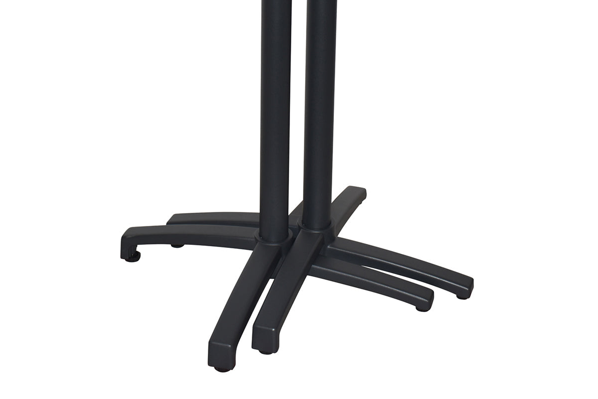 EZ Hospitality Nara Folding Table Base - Square 24x24 Inch (600x600mm) - Heavy Duty Portable Table Legs for Banquet, Event, and Outdoor Use
