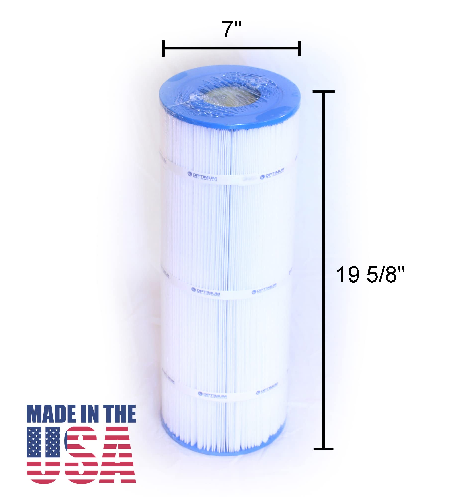 Optimum Pool Technologies® 4-Pack Pool Filter Cartridges - Compatible with Swim Clear C3020, C3025, C3030 & Super Star Clear C3000, C3000S - 325 SQ.FT Replacement Filters for Clean Swimming Pool Water - Perfect for Residential & Commercial Pool Maintenance