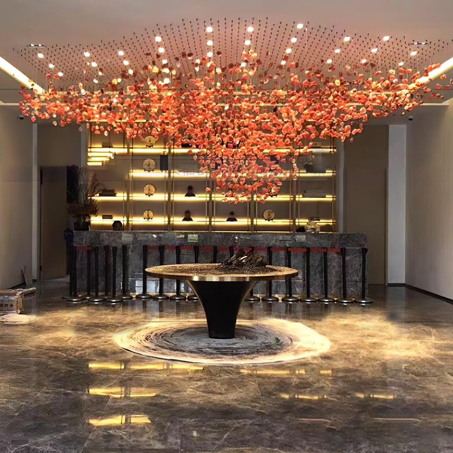 Elegant Crystal Stone Chandelier - Modern Luxury Ceiling Light Fixture for Dining Room, Living Room & Bedroom Decor