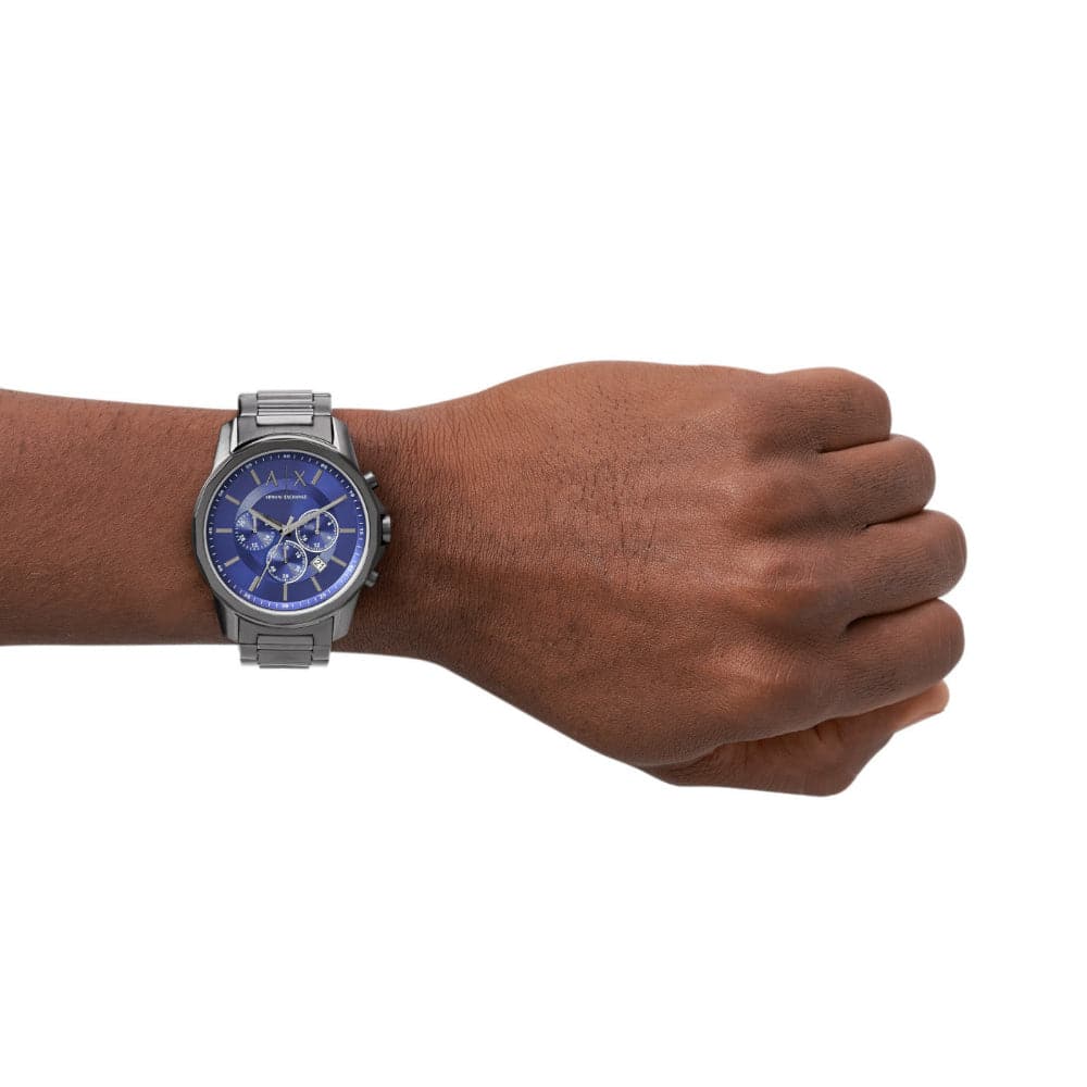 Armani Exchange AX1731 Men's Stainless Steel Watch with Blue Dial - Perfect for Business, Casual Wear & Special Occasions