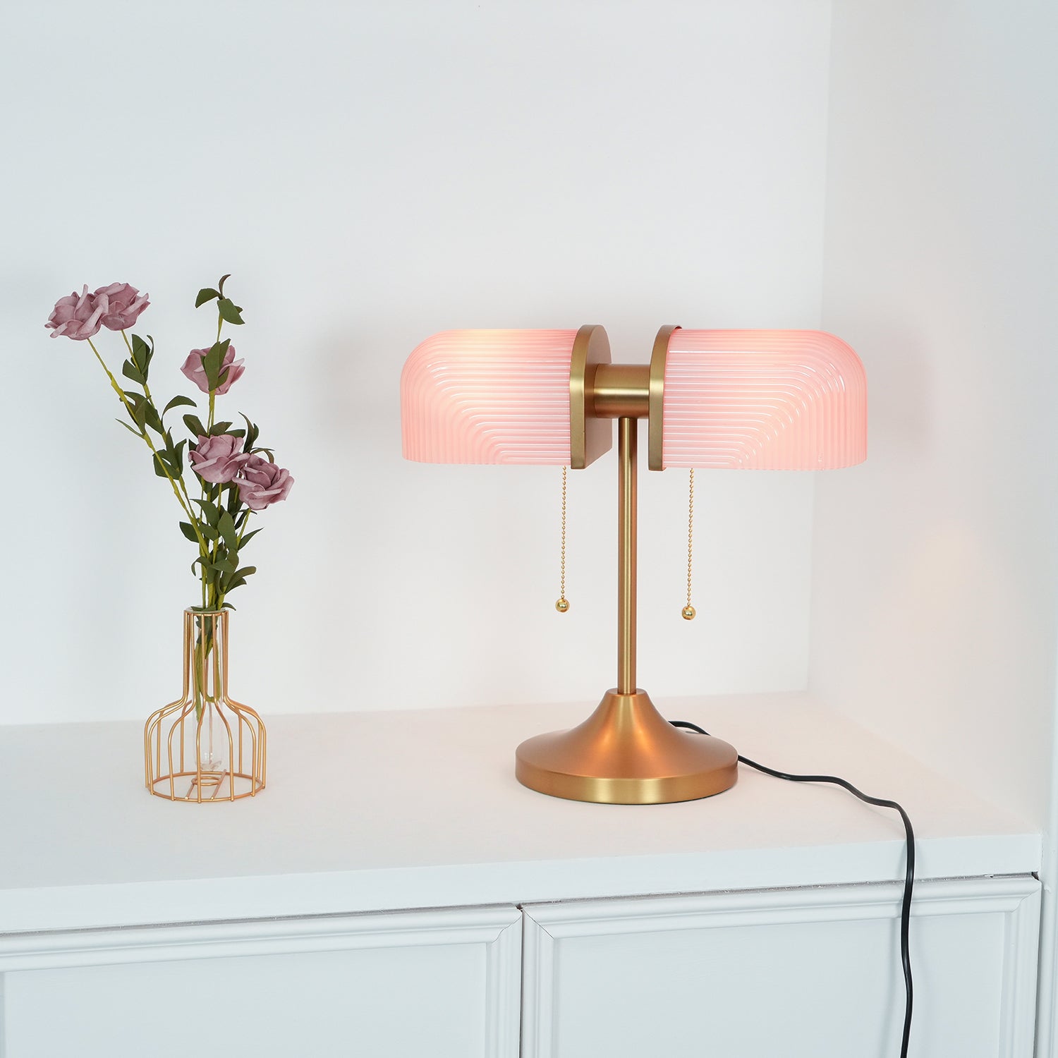 Ashby Table Lamp - Modern LED Desk Light with Adjustable Brightness, USB Charging Port, Perfect for Home Office, Bedroom, and Study Room