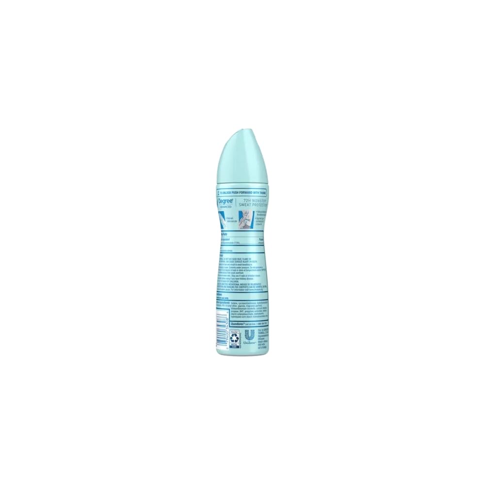 Degree Women's Dry Spray Antiperspirant Deodorant, Shower Clean Scent, 3.8 oz (113ml) - 3 Pack | Long-Lasting Odor Protection for Active Women, Gym & Everyday Use