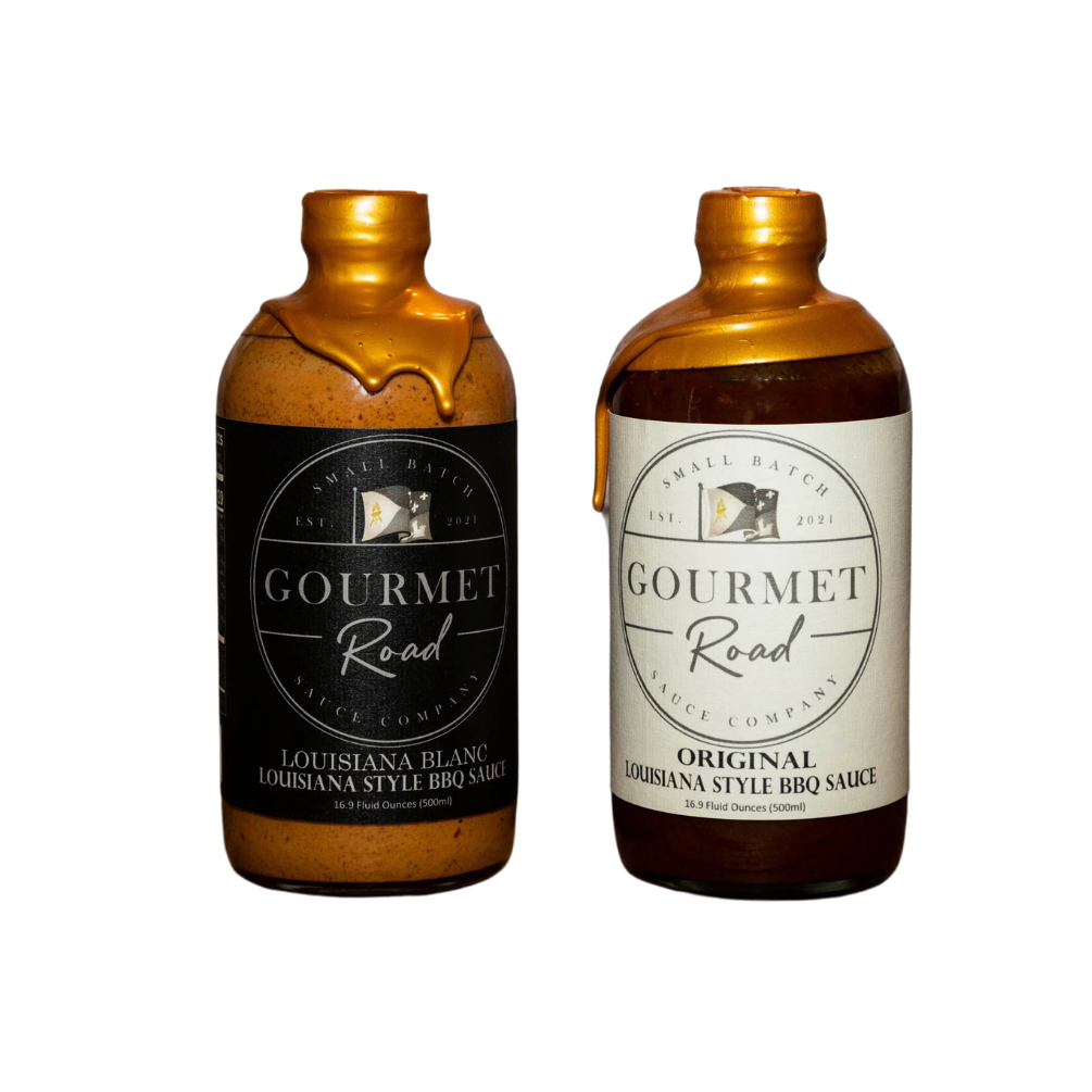 Authentic Louisiana BBQ Sauce - Gourmet Road Spicy & Tangy Flavor - Perfect for Grilling, Smoking & Dipping