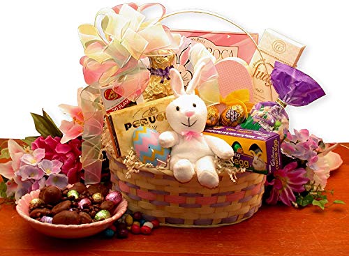 Happy Easter Eggs-travaganza Gift Basket - Premium Easter Gifts for Family & Adults with Free 1-3 Day Delivery | Perfect for Easter Celebrations, Office Gifts & Holiday Surprises
