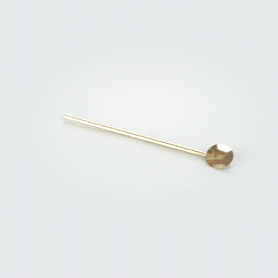 Bar Lux Gold Plated Stainless Steel Julep Spoon Straws - Set of 2 (7.5 Inches) - Elegant Cocktail Stirrers for Mint Juleps, Iced Coffee & Bar Accessories - Perfect for Home Bars, Parties & Southern Entertaining