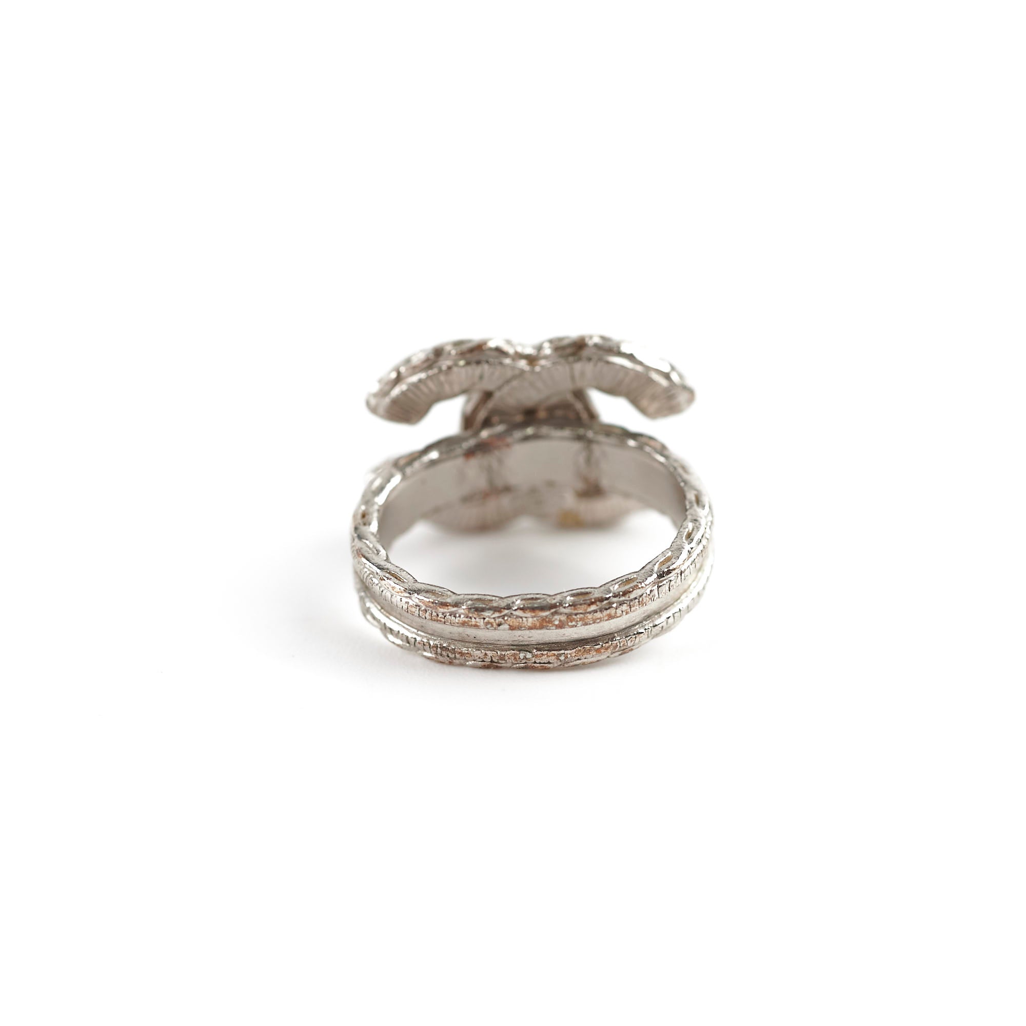 Chanel CC Logo Ring - Fashion Jewelry for Women, Size 52 - Perfect for Parties, Weddings & Everyday Elegance