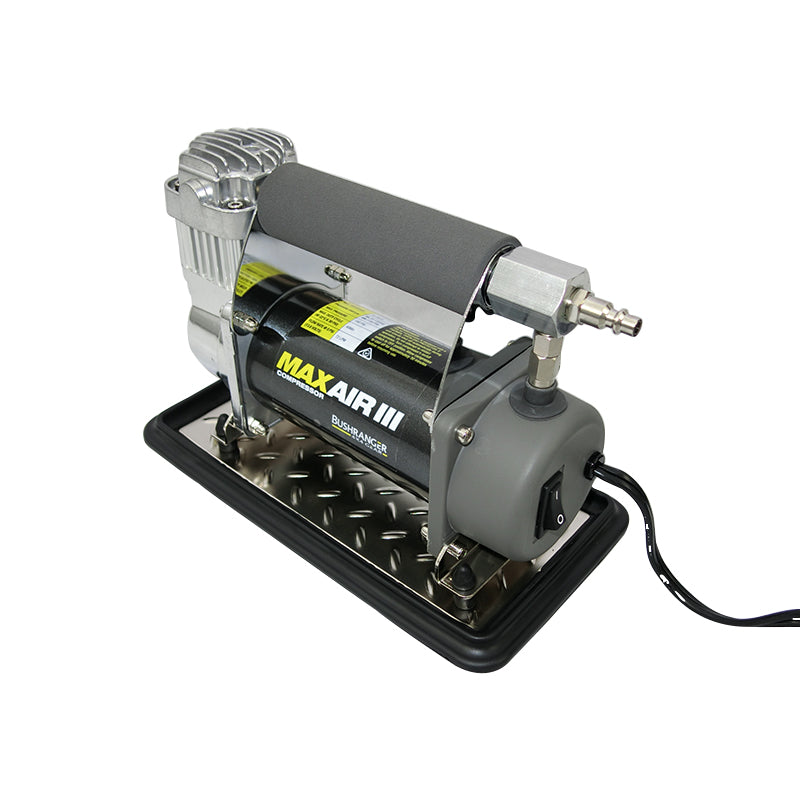 Bushranger 12V Max Air III Portable Air Compressor - 55X23 High Performance, 5-Year Warranty - Ideal for Off-Road Vehicles, Tires, Inflatables & Outdoor Adventures