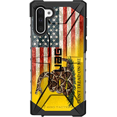 Don't Tread on Me Flag on US Camo Flag Reversed