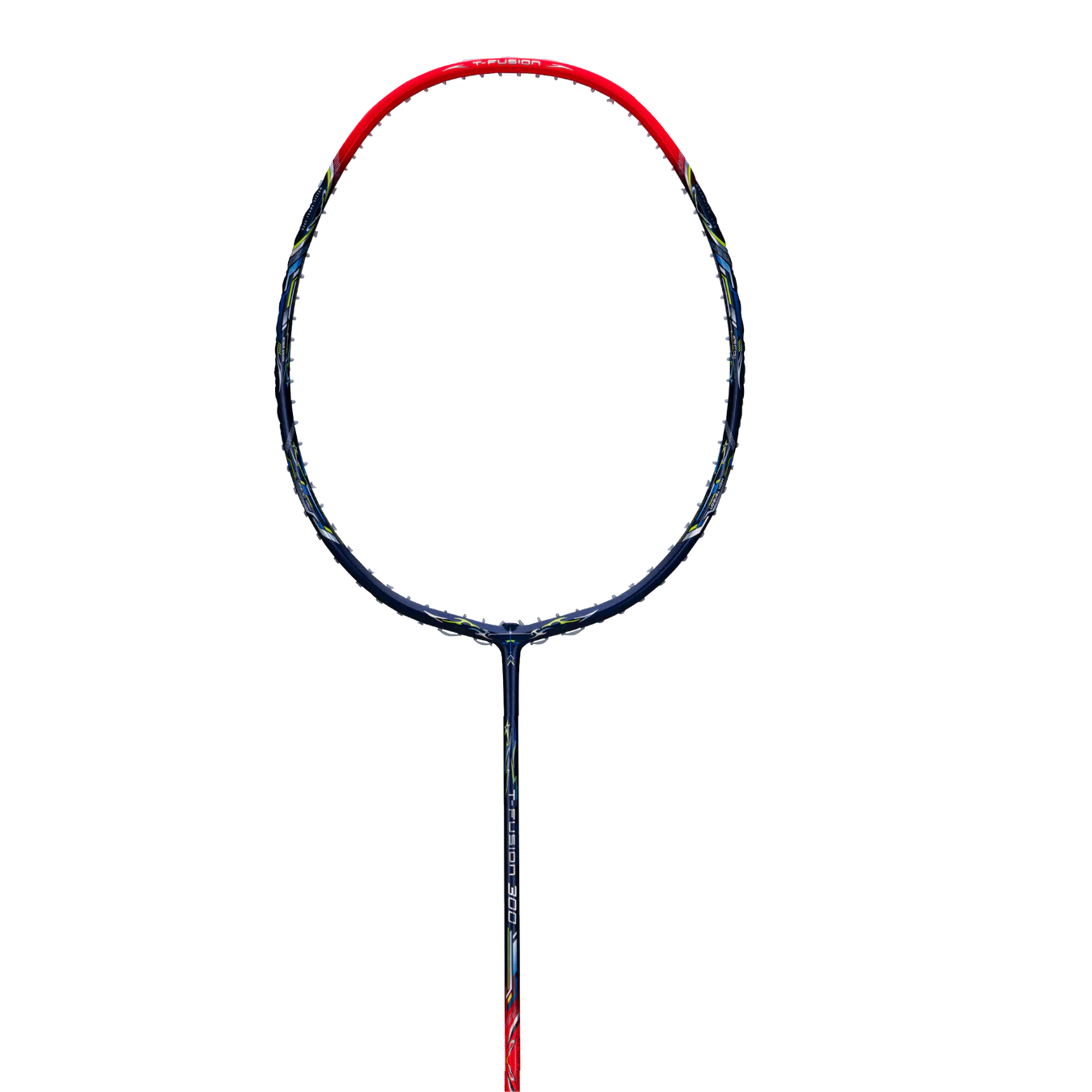 Hundred T Fusion 300 Badminton Racket - Lightweight Carbon Fiber Shuttlecock Racket for Professional & Recreational Players - Perfect for Tournaments, Training & Backyard Games