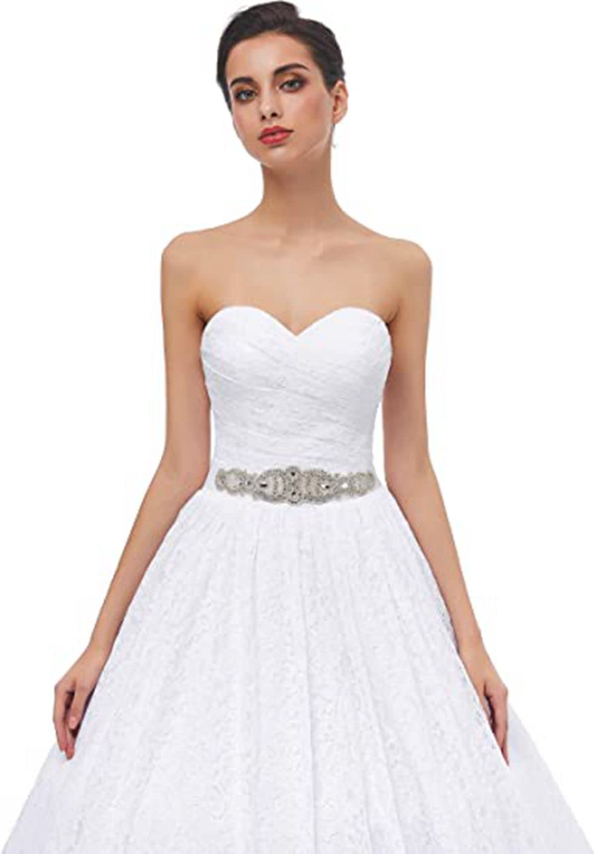 Elegant Lace Ball Gown Wedding Dress for Women - Perfect for Bridal Ceremonies, Prom Nights & Formal Events