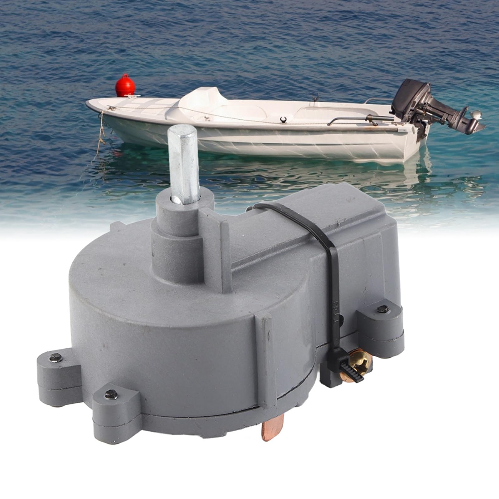 12V Electric Trolling Motor Switch with 5-Speed Control - Compatible with Vector Turbo Motors - Perfect for Fishing Boats, Kayaks, and Marine Applications