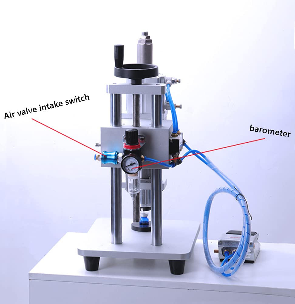 Pneumatic Vial Capper Machine - 20mm Oral Liquid Sealing & Aluminum-Plastic Cap Crimping Equipment for Medical Bottles | Pharmaceutical Lab, Pharmacy & Production Line Use