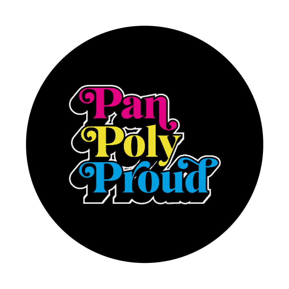 Pansexual & Polysexual Pride Flag PopSockets - Swappable PopGrip for Phones - Show Your LGBTQ+ Pride at Parades, Home Decor & Daily Use