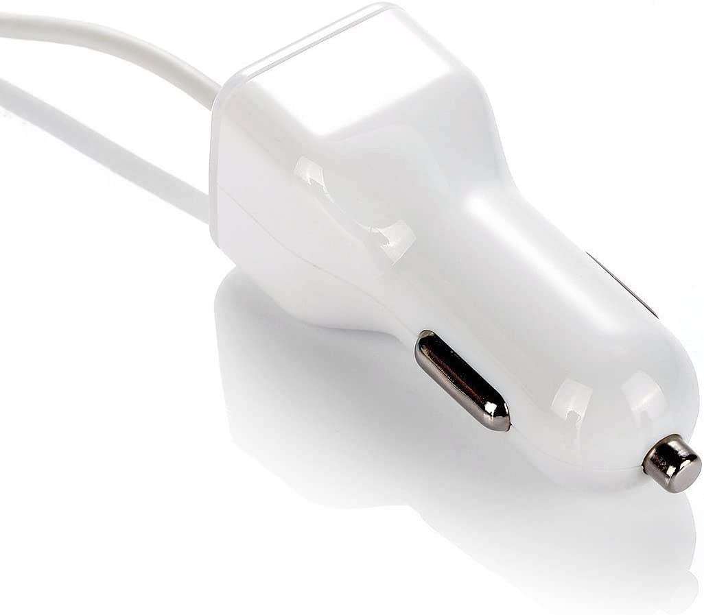 Apple MFI Certified iPhone Car Charger - Fast Charging Dual Port (USB-C & USB-A) Compatible with iPhone 16/15/14/13/12/11/X/XR/XS/Pro/8 Plus & All iPad Models - Perfect for Road Trips & Daily Commutes