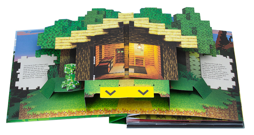 Minecraft: The Official Pop-Up Book - Interactive 3D Adventure for Kids & Fans - Perfect for Gifts, Collectibles & Home Decor