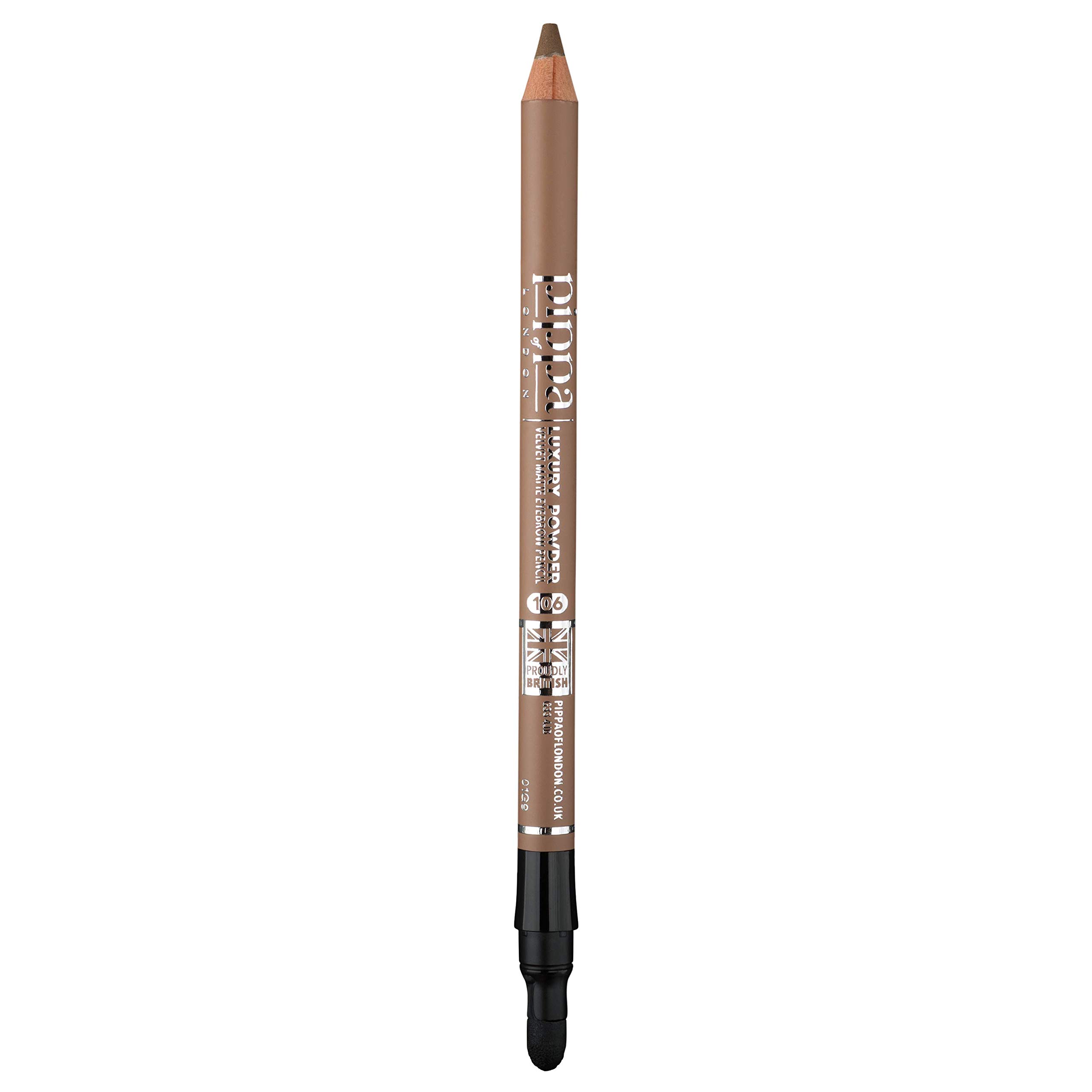 Pippa of London Perfect Brow Jackie 106 Eyebrow Pencil - Waterproof & Long-Lasting Powder Formula for Natural-Looking Brows | Perfect for Daily Makeup, Professional Use & On-The-Go Touch Ups