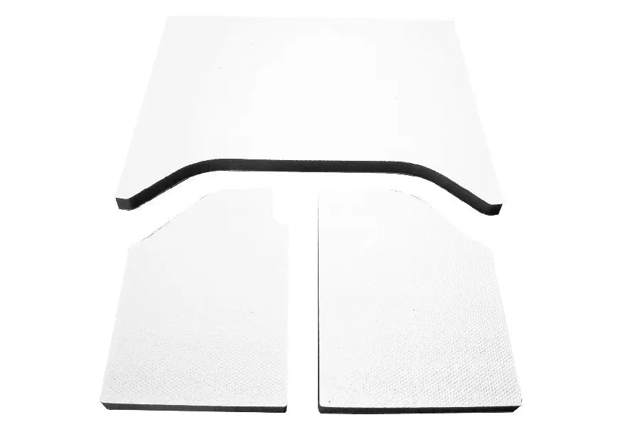 2007-2010 Jeep Wrangler JK 2-Door Sound Deadening Headliner Kit - White OEM Finish | Noise Reduction & Thermal Insulation for Off-Road & Daily Driving