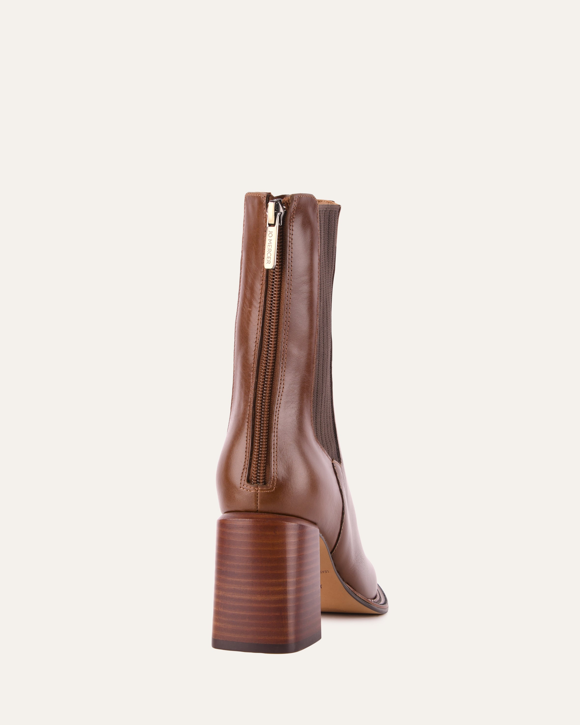 DEVINA Women's Mid Ankle Boots - Dark Chocolate Leather, Comfortable & Stylish for Fall/Winter, Perfect for Office, Casual Outfits & Outdoor Walking