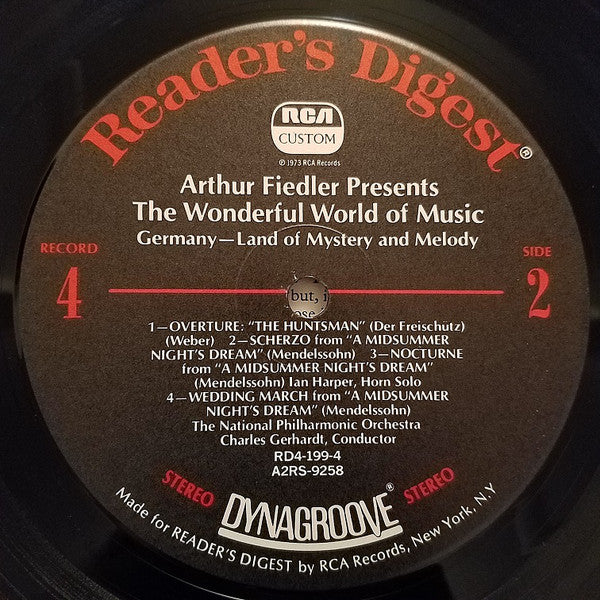 Arthur Fiedler - The Wonderful World Of Music (10xLP Vinyl Box Set, Compilation) - Near Mint or Mint Condition - Perfect for Classical Music Collectors & Audiophiles