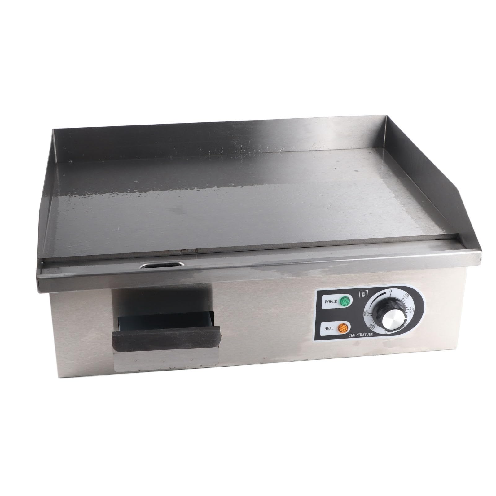Fast Heating Electric Griddle - 2000W, Non-Stick, Adjustable Temp - Perfect for Restaurants & Home Cooking