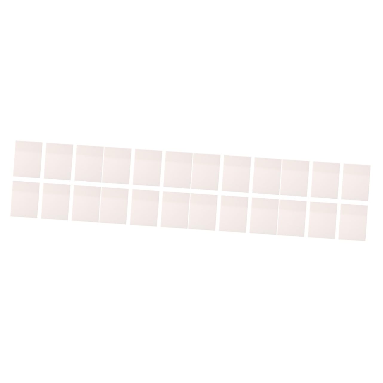 24-Pack Mini Adhesive Memo Pads - Clear Self-Stick Note Roll for Planner, Reminders & Labels - Tearable Transparent Sticky Notes for Office, School & Home Organization (Pet-Friendly Message Stickers)
