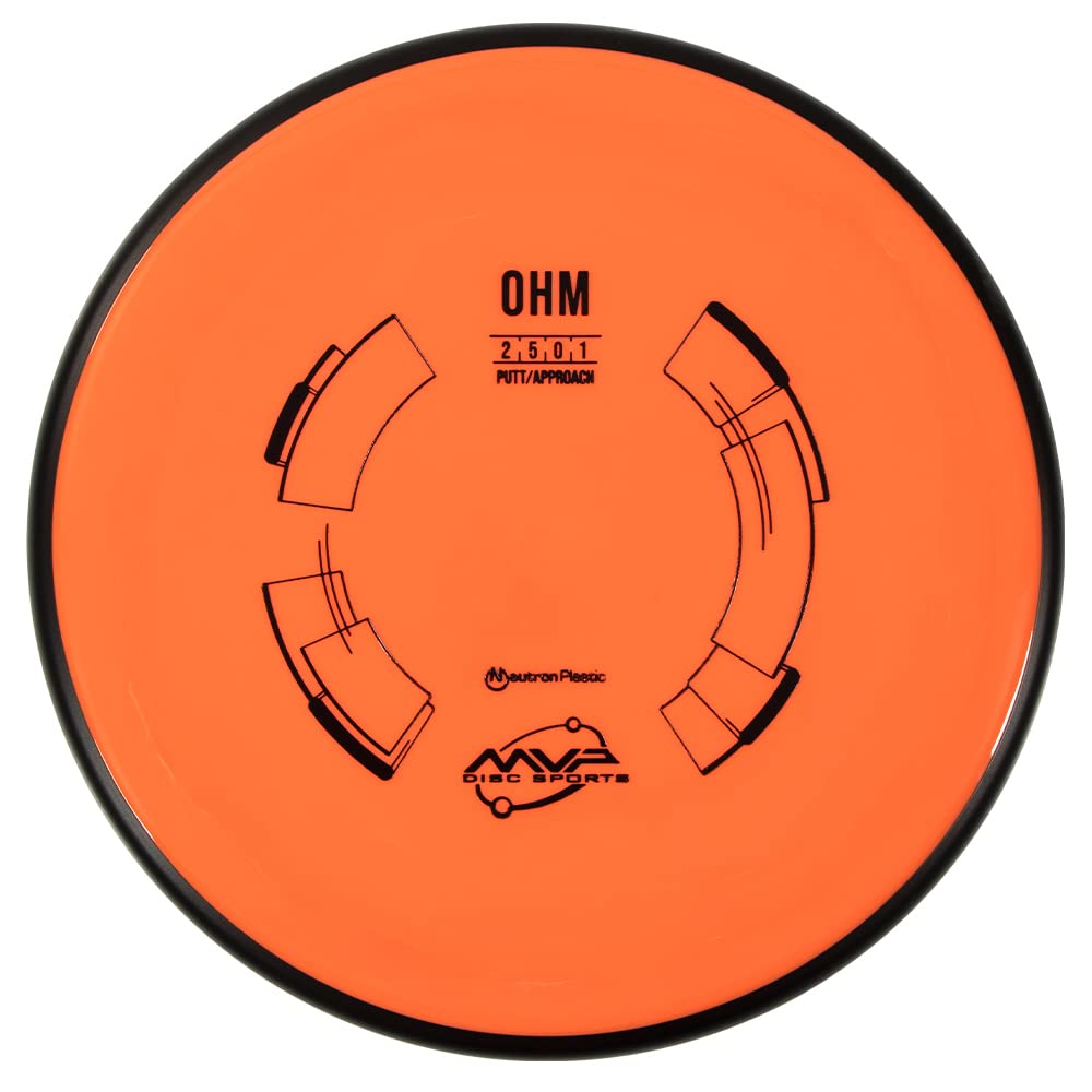 MVP Disc Sports Neutron Ohm Disc Golf Putter - Premium Putting Disc for Accuracy & Control (Colors Vary) | Perfect for Pro Players & Beginners on the Course